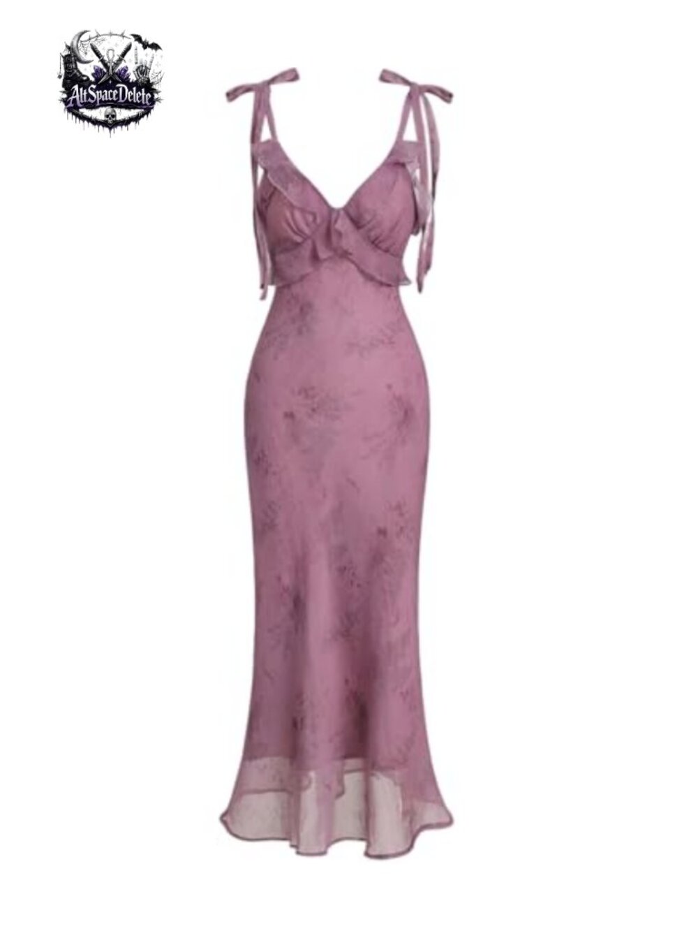 Boho Midi Floral Dress Deep V-Neck Spaghetti Strap Flowy Sundress